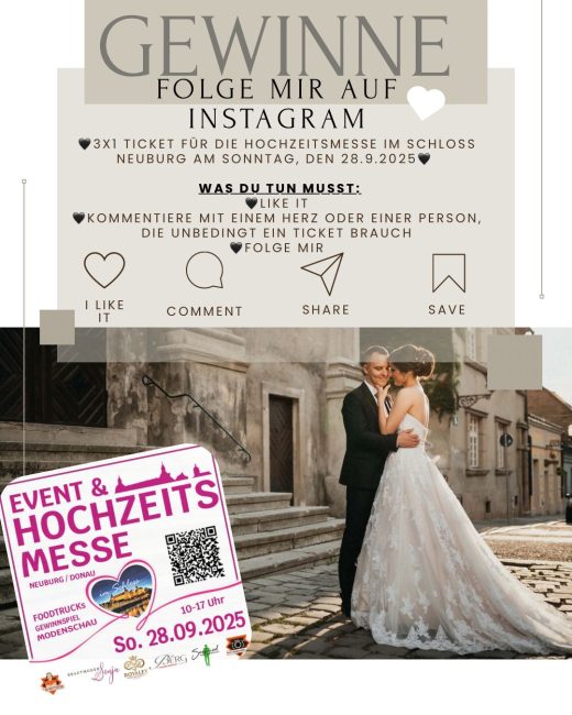Flyer Brautmesse Neuburg